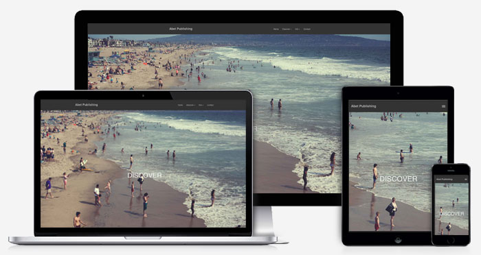 Abet Publishing responsive website design by EzTen